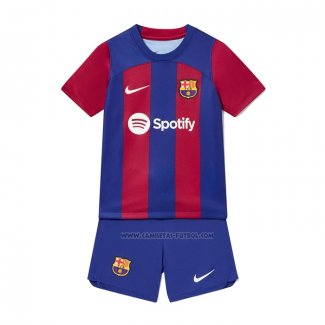 1ª Camiseta Barcelona Nino 2023-2024