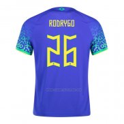 2ª Camiseta Brasil Jugador Rodrygo 2022