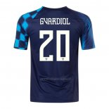 2ª Camiseta Croacia Jugador Gvardiol 2022