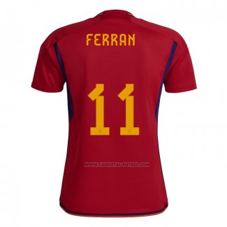 1ª Camiseta Espana Jugador Ferran 2022