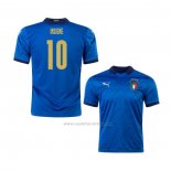 1ª Camiseta Italia Jugador Insigne 2020-2021