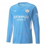 1ª Camiseta Manchester City Manga Larga 2021-2022