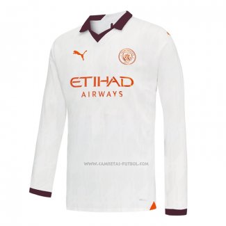 2ª Camiseta Manchester City Manga Larga 2023-2024