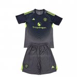 2ª Camiseta Manchester United Portero Nino 2025-2026 Negro