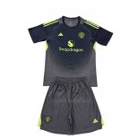 2ª Camiseta Manchester United Portero Nino 2025-2026 Negro