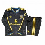 3ª Camiseta Manchester United Manga Larga Nino 2025-2026