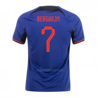 2ª Camiseta Paises Bajos Jugador Bergwijn 2022