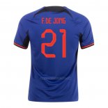 2ª Camiseta Paises Bajos Jugador F.De Jong 2022