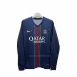 1ª Camiseta Paris Saint-Germain Manga Larga 2025-2026