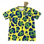 Camiseta Pre Partido del Brasil 2024 Amarillo Verde