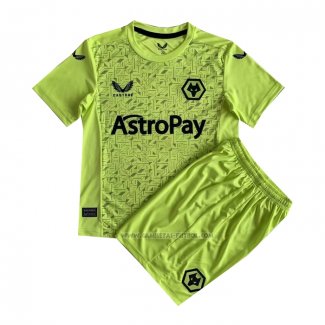 2ª Camiseta Wolves Portero Nino 2023-2024