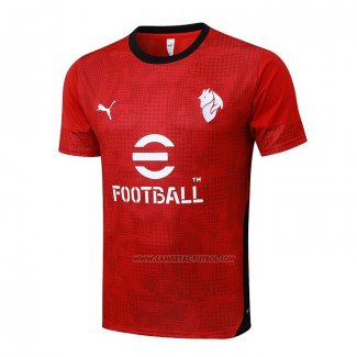 Camiseta de Entrenamiento AC Milan 2025-2026 Rojo