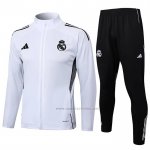 Chandal de Chaqueta del Real Madrid Nino 2025-2026 Blanco