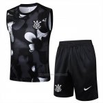 Chandal del Corinthians Sin Mangas 2025-2026 Negro