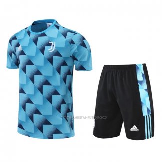 Chandal del Juventus Manga Corta 2022-2023 Azul - Pantalon Corto