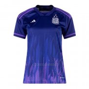 2ª Camiseta Argentina 3 Estrellas Mujer 2022