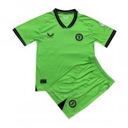 2ª Camiseta Aston Villa Portero Nino 2023-2024