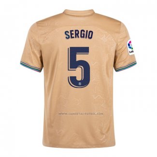 2ª Camiseta Barcelona Jugador Sergio 2022-2023