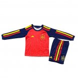 1ª Camiseta Espana Manga Larga Nino 2026