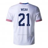 1ª Camiseta Estados Unidos Jugador Weah 2024