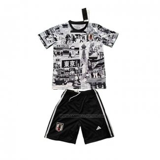Camiseta Japon Anime Nino 2024-2025 Gris