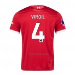 1ª Camiseta Liverpool Jugador Virgil 2023-2024