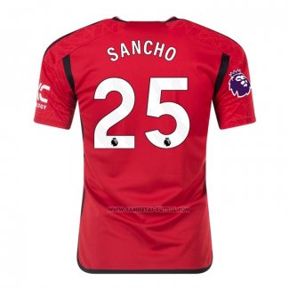 1ª Camiseta Manchester United Jugador Sancho 2023-2024
