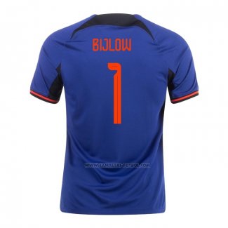 2ª Camiseta Paises Bajos Jugador Bijlow 2022