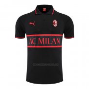 Camiseta Polo del AC Milan 2022-2023 Negro