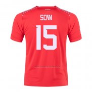 1ª Camiseta Suiza Jugador Sow 2022