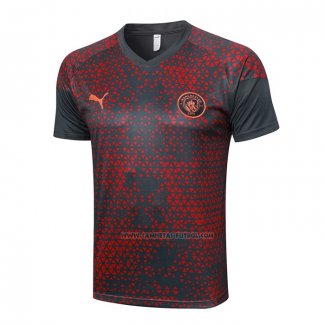 Camiseta de Entrenamiento Manchester City 2023-2024 Rojo