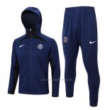 Chandal con Capucha del Paris Saint-Germain 2022-2023 Azul