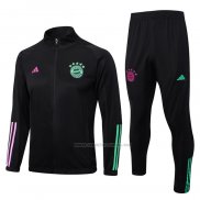 Chandal de Chaqueta del Bayern Munich 2023-2024 Negro