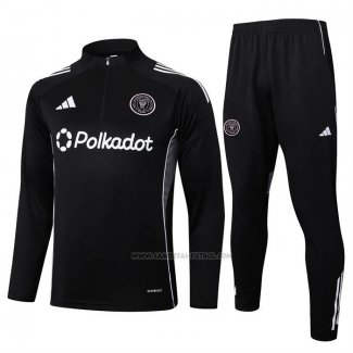 Chandal de Sudadera del Inter Miami Nino 2025-2026 Negro