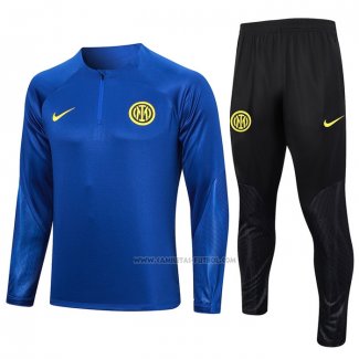 Chandal de Sudadera del Inter Milan 2023-2024 Azul