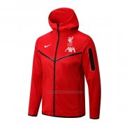 Chaqueta con Capucha del Liverpool 2022-2023 Rojo