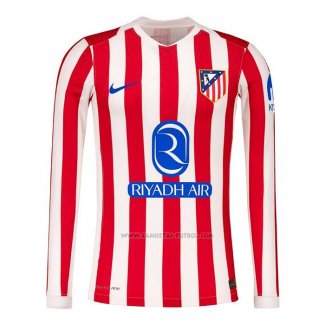1ª Camiseta Atletico Madrid Manga Larga 2025-2026