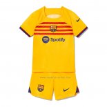 4ª Camiseta Barcelona Nino 2022-2023
