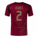 1ª Camiseta Belgica Jugador Debast 2024