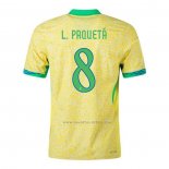1ª Camiseta Brasil Jugador L.Paqueta 2024