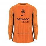 Camiseta Inter Milan Portero Manga Larga 2025-2026 Naranja