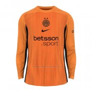Camiseta Inter Milan Portero Manga Larga 2025-2026 Naranja