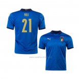1ª Camiseta Italia Jugador Pirlo 2020-2021