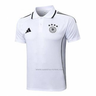 Camiseta Polo del Alemania 2025-2026 Blanco