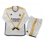 1ª Camiseta Real Madrid Nino Manga Larga 2023-2024