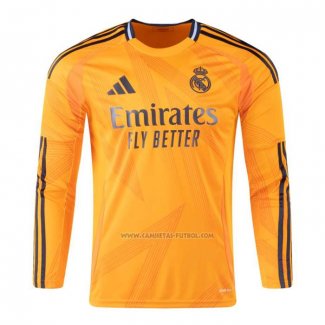 2ª Camiseta Real Madrid Manga Larga 2024-2025