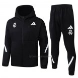 Chandal con Capucha del Real Madrid 2025-2026 Negro