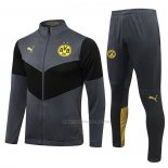 Chandal de Chaqueta del Borussia Dortmund 2021-2022 Gris