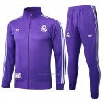 Chandal de Chaqueta del Real Madrid Nino 2025-2026 Purpura