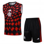 Chandal del Flamengo Sin Mangas 2025-2026 Rojo Negro